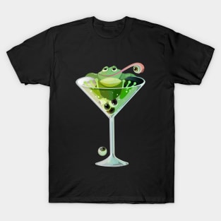 Frogtini - Halloween cocktail party T-Shirt